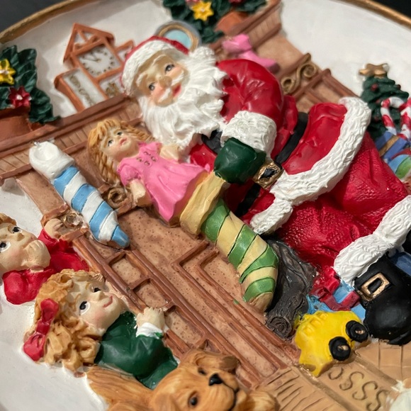 Christmas 3D Plate Santa - Picture 4 of 9